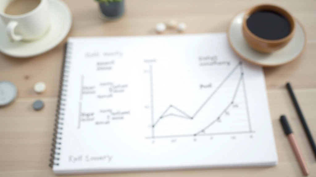 Handschriftliche Finanzplanung mit Festgeldleiter-Skizze auf Papier